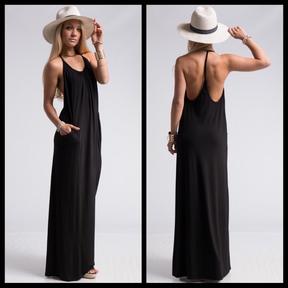 SUMMER CLEARANCE ‼️Jersey Knit Pocket Maxi - Picture 3 of 3